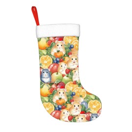 Athjunss Guinea Christmas Stocking Large Xmas Holiday Party Decoration Fireplace Hanging Stocking