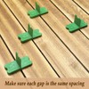 Chlmetf 6Pcs Reusable Decking Spacers with high-Quality Plastic and 4
