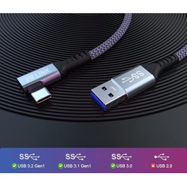 SOTHENG VR Link Cable Compatible with Meta/Oculus Quest 3/2/1/Pro Accessories and PC/Steam VR, High Speed Data Transfer & Durable Nylon Braided, USB to USB C Cable for VR Headset and PC Gaming