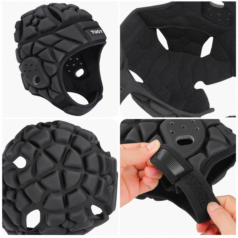 DGYAO Rugby Headguard Protective Headgear for Kids Boys Scrum Cap