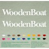 Woodenboat Pair Compatible Replacement Decals Vinyl Stickers Boat Outboard Motor
