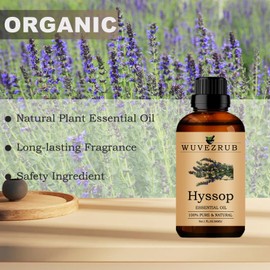 Hyssop Essential Oils, 30ML Pure and Natural Hyssop Essential Oil for Aromatherapy Diffuser /1 Fl Oz- Hyssop