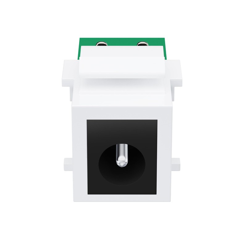 DIYTECH DC Keystone Jack, Power, 12v, 5.5mm x 2.1mm Connector