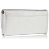 Hazel Long Wallet, Natural Stone, Long Wallet, Silver