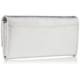 Hazel Long Wallet, Natural Stone, Long Wallet, Silver