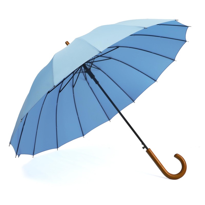 SoulRain 16 Ribs 48" Stick Umbrella Auto Open Solid Color