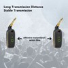 Wireless Guitar System 7 Channels 6.35mm 3.5mm Plug 30‑50m Transmission