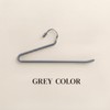 Pants Hangers 10 Pack, Space-Saving Open-End Metal Trouser Hangers with