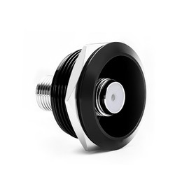 Duttek Coaxial Cable Connector, RG6 Coax Cable Extender F-Type Panel Mount Threaded Fixing Adapter Female to Female for TV Cables, Satellite Receiver, VCR and Cable Modem 1 Pack