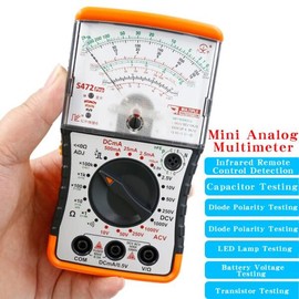 NJTY 호환 NJTY S472PRO 미니 아날로그 멀티미터 기계식 화상 방지 [02 S472PRO] Compatible NJTY S472PRO Mini Analog Multimeter Mechanical Image Prevention [02 S472PRO]
