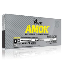 Olimp Amok - 60 caps energy power strength stimulation focus performance Nutrition