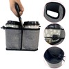 KOSTOO Portable Drink Carrier and Reusable Coffee Cup Holder for