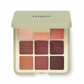 KIKO Milano Green Me Eyeshadow Palette 102, Palette with 6 Eyeshadows with Matte, Mother of Pearl and Metallic Finish