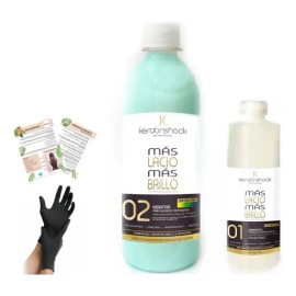 Kit Keratina Alisado Brasileño 500 Ml + Pretratamiento 250ml