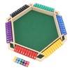 Shut The Box Dice Game 6 Player 6 Color Sided