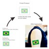Womaha 30 Temporary Brazil Flag Tattoos Fans Face Tattoo Stickers