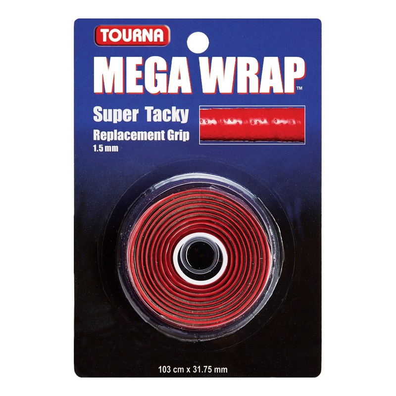 Tourna Mega Wrap - Agarre de Repuesto para Tenis, Color