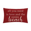 Beach Decor Throw Pillow Cover All You Need is Love
