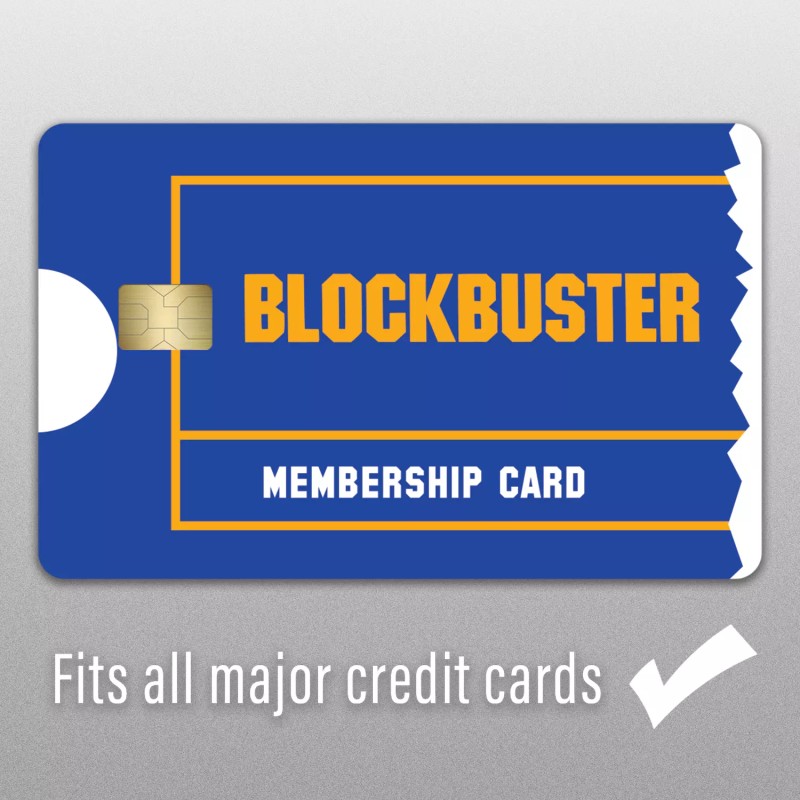 KCD 3 Pack Blockbuster Card Credit Card Skin Debit Sticker