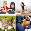 OITUGG 3 Layer Lunch Box Adults - 2200ml Multi Compartment