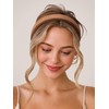 Sunolga 8 Pack Brown Headbands for Women Girls Non Slip