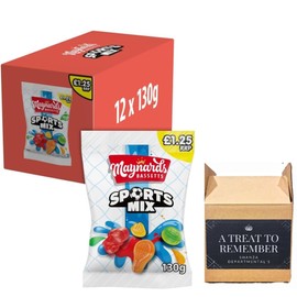 Maynards Bassetts Sweet Bags 12 x 130g (Sports Mix)