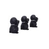 Nemesis Now Three Wise Labradors, Black, 8.5cm,B5881V2