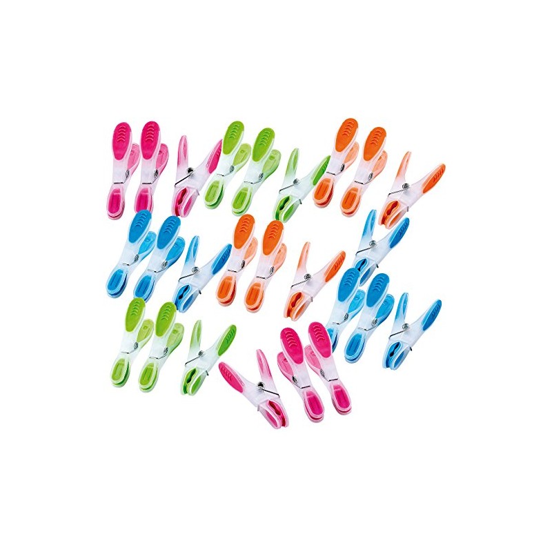 PEARL Clothes Pegs Soft Grip Pack of 25