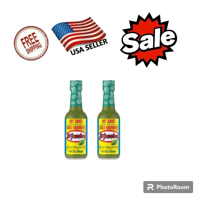 El Yucateco Sauce Habanero Green Hot - 4 Ounce (pack1,2,3,4,5