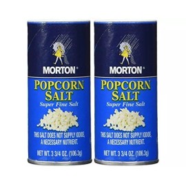 Morton popcorn salt 3.75-oz, Pack of 2