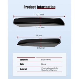 cciyu 4X Black Roof Rack Side Rails End Covers Shell Cap Replacement Fit for Toyota Highlander 2.7L 2009-2013,for Toyota Highlander 3.3L 2008-2010,for Toyota Highlander 3.5L 2008-2013