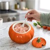 Bnrkmeb Ceramic Salt Cellar with Lid and Spoon, 10 OZ