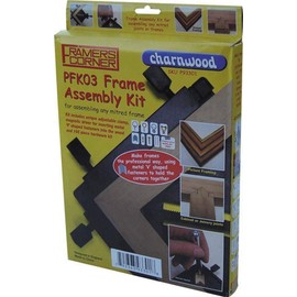 CHARNWOOD PFK03 Picture Frame Joining Kit with Corner Clamp & Hardware