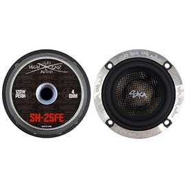Sky High Car Audio SH-25FE 2.5" Loudspeaker with Carbon Fiber Cone (Pair)