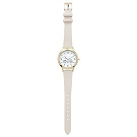 Fieldwork CKW002-4 Women's Wristwatch, Analog Leather Strap, Leather Watch, Group, White, Pink, white, Modern