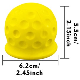 1 Trailer Hitch Ball Cover Tow Bar Ball Cover Rubber Ball Cover, Suitable For Soft Rubber Protection Of The Hitch Ball