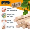 ALBO 1/2" x 12" Wooden Dowel Rods Set - 25