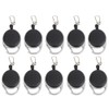 60cm Nylon Wire Rope Retractable Key Chain Stretching Keys Clasp