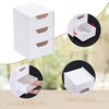 SUMTree Acrylic Desktop Small Drawer Organiser with 3 Layers Acrylic