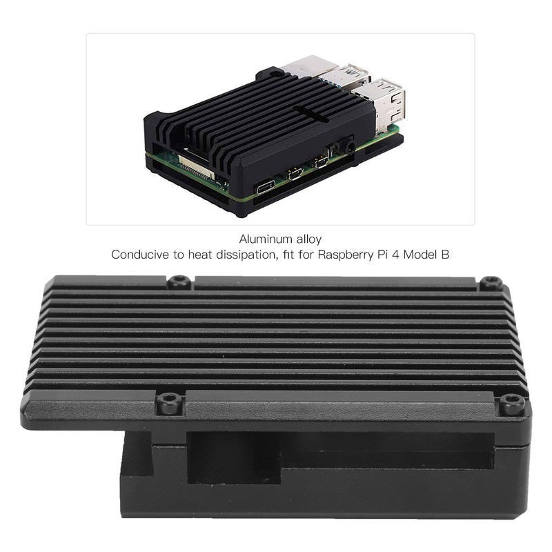 Aluminum Alloy Box Heat Dissipation Cooling Case Accessories for Raspberry