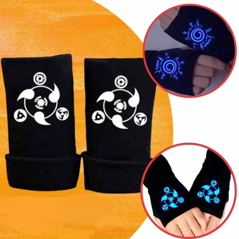 Veraly Guantes De Media Manga Anime Naruto Luminosos Unisex 1