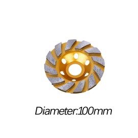 Priaora 2PCS 4" Diamond Cup Grinding Wheel for Concrete Masonry Granite Marble Stone for Concrete Walls, Masonry Granite Marble Stone (K229-2)