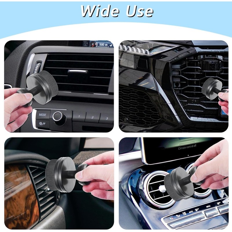 Car Tyre Shine Brush with Seal Cover, High Density Applicator,