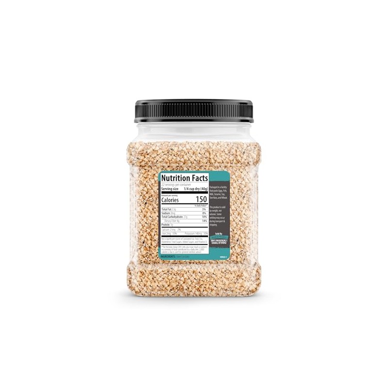 Birch & Meadow Steel Cut Oats, 2 lb, Whole Grain,