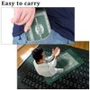 Pocket Travel Foldable Portable Waterproof Prayer Mat with Compass Red