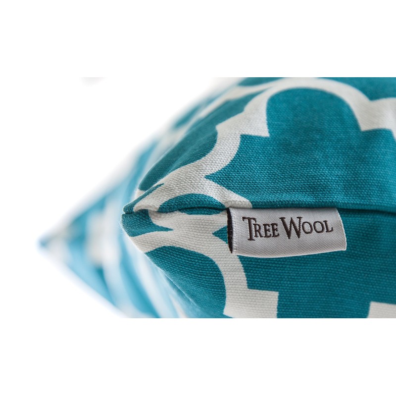 TreeWool Trellis Accent Set of 2 Cotton Canvas Cushion Covers