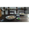Minisara Soba Dinnerware Set, Zaru Soba Set, Edo Pattern, For