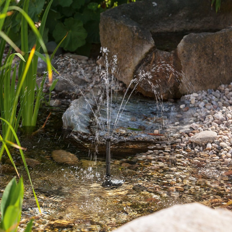 esotec Solar Single Pump Pond Pump Fountain 250 330 LED,
