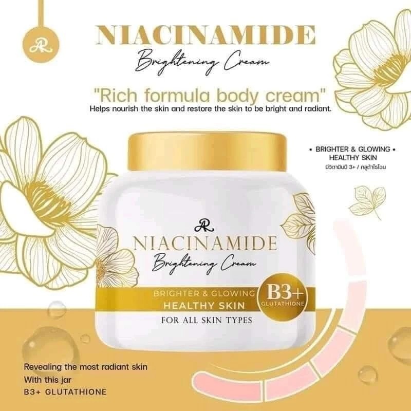 AR Niacinamide Brightening Cream Vitamin B3 & Glutathione 200g