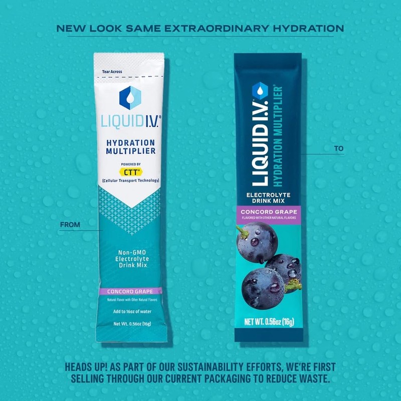 Liquid I.V.® Hydration Multiplier - Concord Grape | Electrolyte Powder
